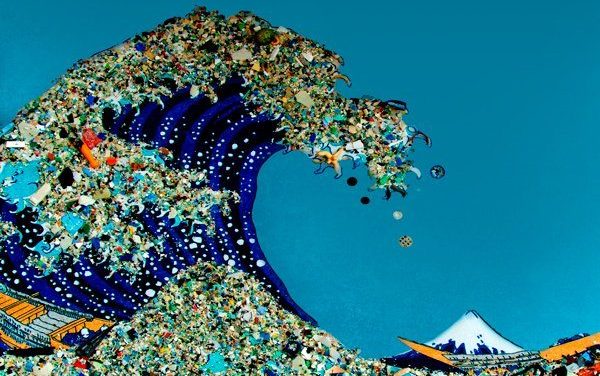 Plastic in the ocean